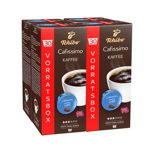 Tchibo Cafissimo Filterkaffee mild Kapseln, 120 Stück (4 x 30 Kapseln)