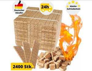 🔥Kaminanzünder Anzünder Anzündwürfel 5 kg Grillanzünder Ofen Holz Kohle 2400Stk.🔥