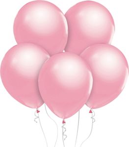 Godan | Luftballons metallic - 30 cm - Rosa - 10 Stück - Stilvolle Dekoration für Feierlichkeiten
