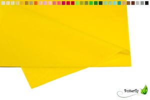 Seidenpapier 50x75cm, 10 Bogen, Farbauswahl:gelb 645