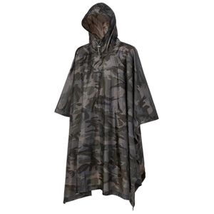 Brandit Jacke Ripstop Poncho in Darkcamo