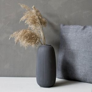Storefactory ÅBY dark grey caramic vase