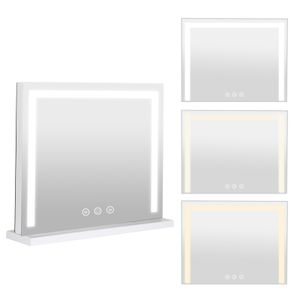 Kosmetikspiegel Schminkspiegel LED Tischspiegel Hollywood Spiegel  Make up Spiegel 50x12x42cm