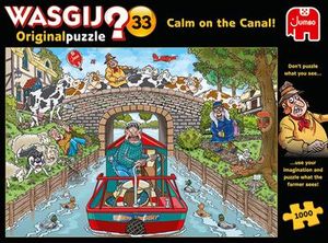 Jumbo Spiele 19173 - Ruhe am Kanal  - 1000 Teile Puzzle