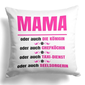 22Feels Mama Geschenk Mutter Kissen Muttertag Geburtstag Weihnachten Deko Frauen Dekoration  Wohnzimmer Schlafzimmer Couch