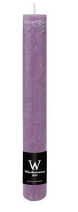 Stabkerze durchgefärbt Marble Rustic Mauve 200 x Ø 35 mm, 1 Stück