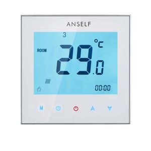 Anself 5 A 110 – 230 V Programmierbar Raumthermostat wöchentliche Display LCD Touch Screen Wasser Heizung Thermostat Room Controller Temperatur