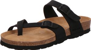 Rohde Damen Zehentrenner Pantolette Alba 5594, Größe:42 EU, Farbe:Schwarz