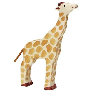 Holztiger - 80155 -  Giraffe, stehend, Holz, 12,2cm x 2,9cm x 21,3cm