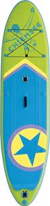 Chiemsee - SUP-Set inkl. Board, Paddel, Pumpe, Leash & Rucksack (grün/blau) Stand-Up Paddle