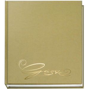 VELOFLEX Gästebuch - 205 x 240 mm - 144 Seiten - gold
