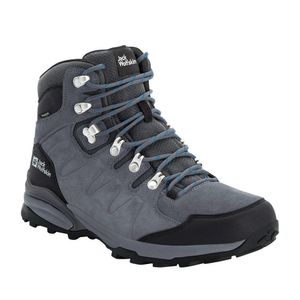 Jack Wolfskin Refugio Texapore Mid Grey/Black 44 Pánske outdoorové topánky