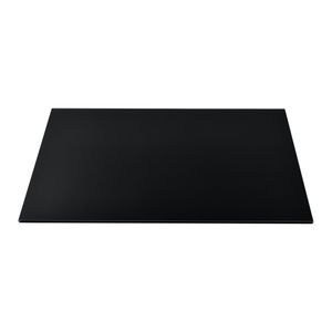 [neu.haus] Sklenená doska 100x62cm Uhlová čierna sklenená stolová doska ESG Sklenená krbová doska Krbové sklo DIY stôl