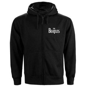 The Beatles - Hoodie mit durchgehendem Reißverschluss für Herren/Damen Uni RO288 (L) (Schwarz) The Beatles - Hoodie mit durchgehendem Reißverschluss für Herren/Damen Uni RO288 (L) (Schwarz)