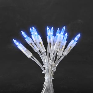 Konstsmide - LED Minilichterkette, 35 blaue Dioden, 230V, Innen, transparentes Kabel ; 6302-403