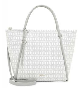 Tamaris Damen Shopper Cityshopper groß Nietenbesatz Linn 32266, Farbe:Weiß