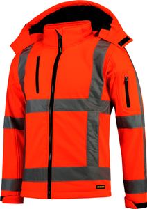 TRICORP Safety Softshelljacke RWS - EN ISO 20471 - auch in Übergrößen -403003-, Größe:S, Farbe:fluor orange TRICORP Safety Softshelljacke RWS - EN ISO 20471 - auch in Übergrößen -403003-, Größe:S, Farbe:fluor orange