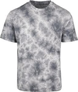 Herren Batik Dye Tee - Farbe: Lightgrey Grey - Größe: XXL