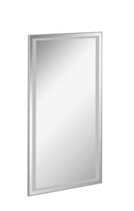 FACKELMANN LED Spiegel FRAMELIGHT 40 / Wandspiegel mit umlaufender LED-Beleuchtung / Maße (B x H x T): ca. 40 x 70 x 3 cm / Lichtfarbe: Tageslichtweiß / Leistung: 11,3 Watt / austauschbare LEDs