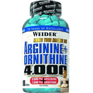 Weider Arginine + Ornithine 4.000 - 180 Kapseln
