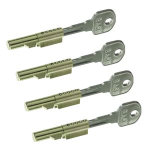 BASI - Schlüssellochsperrer - SS 12 - Verschiedenschließend - je 2 Schlüssel - 4er SET - 9000-1200
