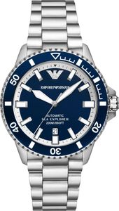 Emporio Armani AR60079 SEA EXPLORER Automatik Uhr Herrenuhr silber Emporio Armani AR60079 SEA EXPLORER Automatik Uhr Herrenuhr silber