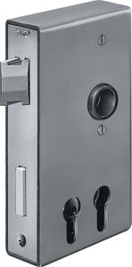 AMF Schlosskasten 140D-40ZW für Doppelzylinder blank links und rechts verwendbar - 14407