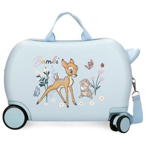 Joumma Bags Sitzkoffer Ziehkoffer Kinderkoffer Kinder Hartschalen Koffer Disney Bambi Hellblau