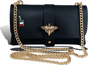 Clutch dunkelblau Florence Tasche Leder D2OTM803B