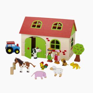 Goki 58497 - Mein Bauernhof mit Spielfiguren 4013594584975