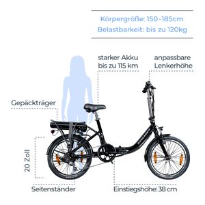E-Bikes 20 Zoll günstig online kaufen