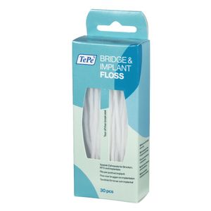 TePe Bridge & Implant Floss Nić dentystyczna, 30 sztuk