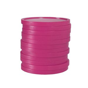 Kunststoff Wertmarken oder Pfandmarken  Blanko - Pink - 100 Stück