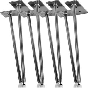 4er Set Haarnadelbeine Tischbeine Möbelfüße Möbelbeine Haarnadel Hairpin Legs