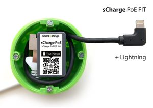 smart things s28 L sCharge PoE FIT L - bis zu 25W Strom + Ethernet mit Apple Lightning Connector für sDock Fix Serie für Versorgung des iPad mit Strom und Daten - Voraus. Liefertermin: KW 29
