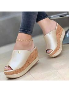 Damen Sommer Oversized Retro Slope Heel Sandalen Mode Dicke Sohle Fisch Mund Schuhe Gold,Größe:EU 37 Damen Sommer Oversized Retro Slope Heel Sandalen Mode Dicke Sohle Fisch Mund Schuhe Gold,Größe:EU 37
