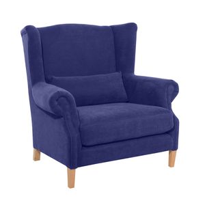 Max Winzer Harvey Big-Sessel - Farbe: blau - Maße: 115 cm x 95 cm x 117 cm; 30001-1100-2051708-F01