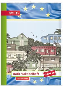 ROTH Vokabelheft Klapp-up Universal DIN A5 64 Seiten zufälliges Motiv (1 Stück)