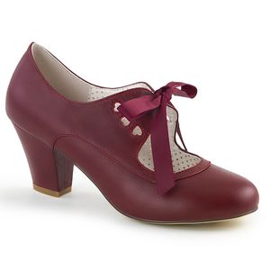 Pin Up Couture WIGGLE-32 Mary Jane Pumps rot, Größe:EU-42 / US-12 / UK-9