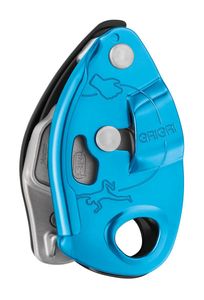 Petzl Grigri Sicherungsgerät Kletterzubehör , Farbe:blau