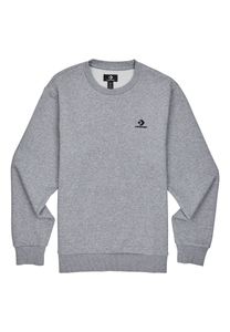 Converse Herren Embroidered Star Chevron Crew BB Sweatshirt 10019924 grau, Bekleidungsgröße:XL
