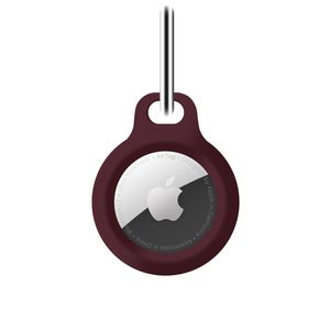Apple AirTag Anhänger Hülle Schutz Case Kunststoff Violett