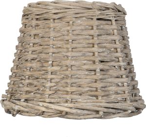 Clayre & Eef Lampenschirm Ø 20x15 cm Beige Rattan