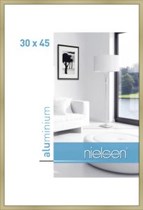 Nielsen Aluminium Bilderrahmen Classic, 30x45 cm, Gold Matt