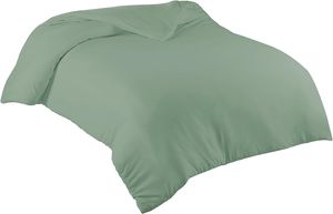 Bettwäsche Bettbezug 135x200 cm  Einfarbig 100% Baumwolle Lichtgrün