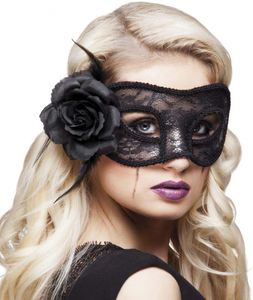 maska na oči Mystique polyester černá jedna velikost pro všechny