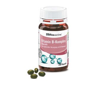 Sovita Active Vitamin B Complex Capsules 200 kapslí