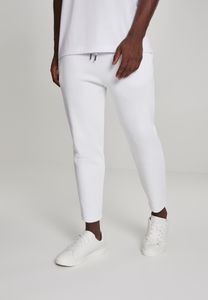 Kalhoty Urban Classics Cropped Heavy Pique Pants white - XXL