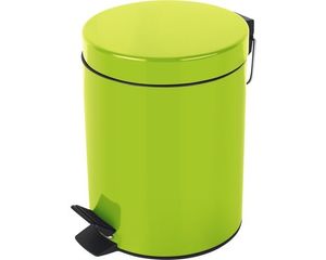 Spirella Kosmetikeimer "Sydney Grün" Mülleimer Treteimer Abfalleimer - 3 Liter – mit herausnehmbaren Inneneimer