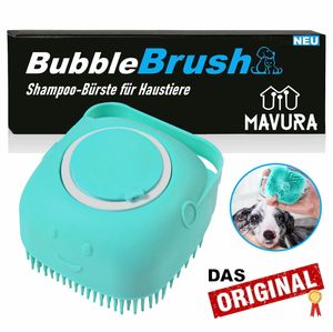 BubbleBrush kefa na srsť kefa na kúpanie kefa na umývanie psov a mačiek dávkovač šampónu